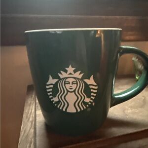 Starbucks Dark Green Ceramic Mug